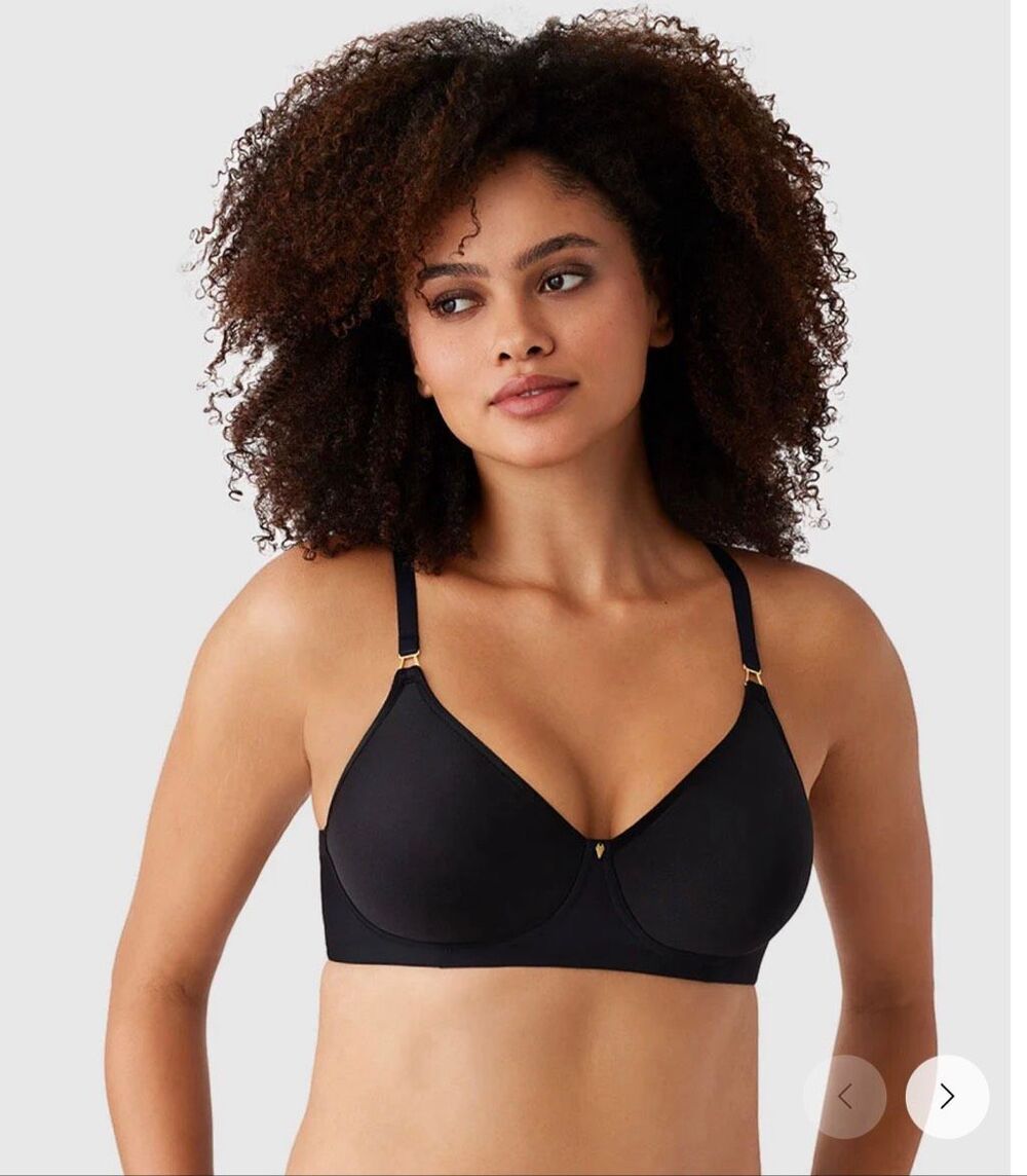 Wacoal NWT size 34D black Simply Done Wire Free T-Shirt Bra style 856393